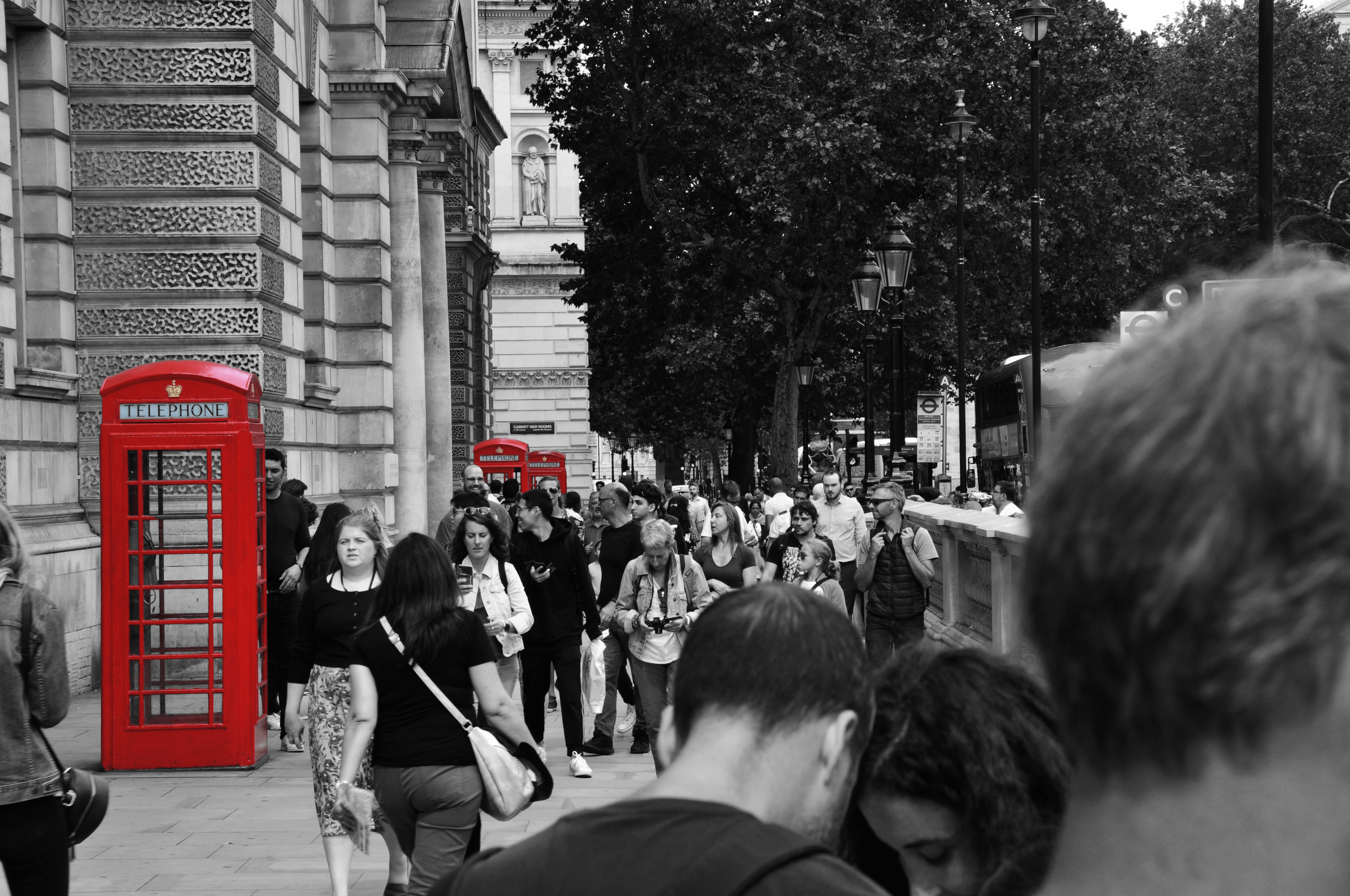 Image of london phone booths