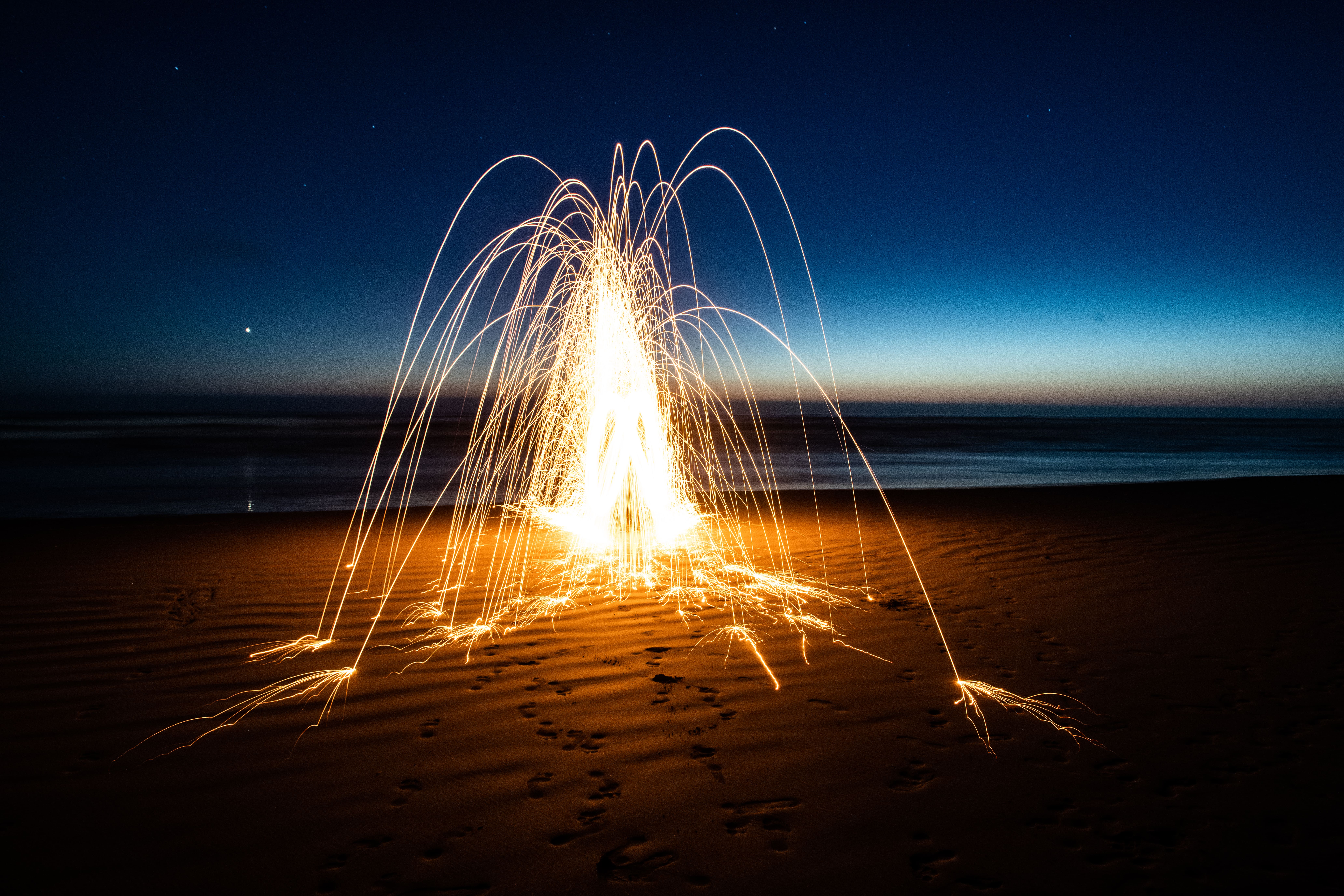 Steel wool photography