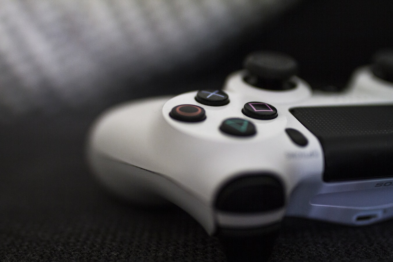A picture of a PS4 controller