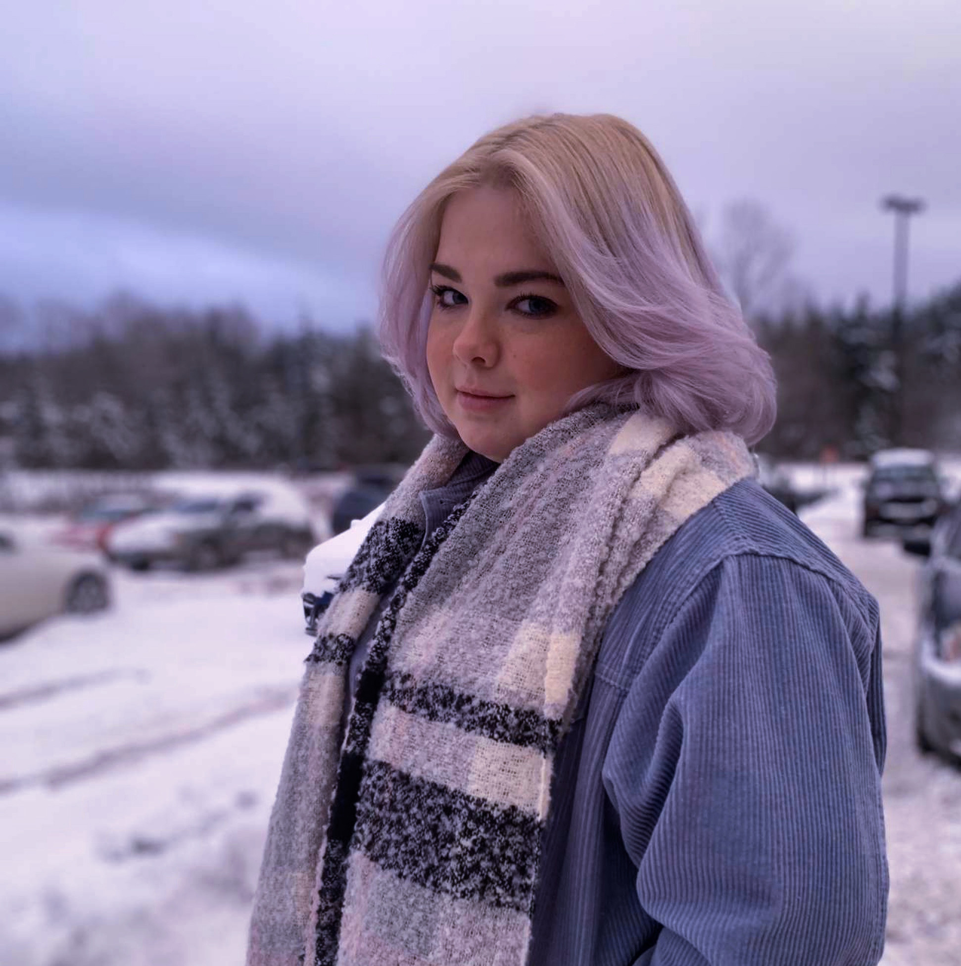 Girl in a jacket